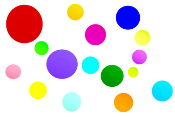 colorful round background