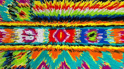 abstract colorful texture batik