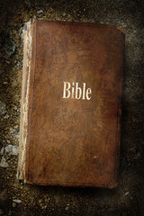 Old Bible book