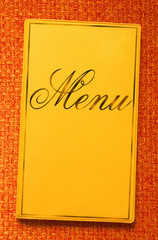 Menu book