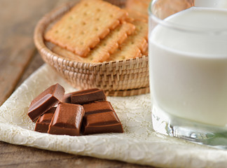 milk and chocolate bars