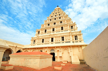 Arsenal Tower at Thanjavur Maratha Palace in India