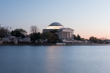 Obraz premium Jefferson Memorial at Sunset - Washington D.C.