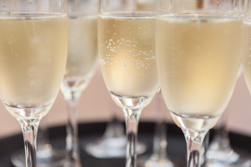 champagne glasses