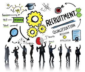 Business People Celebration Happiness Recruitment Concept