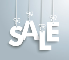 Sale Gray Background