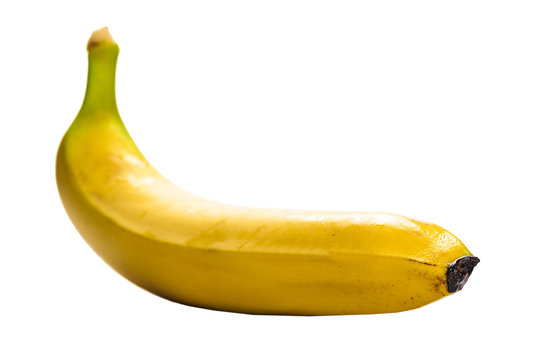 fresh banana closeup