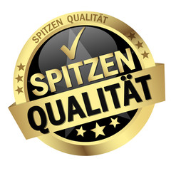 button with text Spitzen Qualität