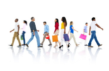 Fototapeta premium Shopping Purchase Retail Customer Consumer Sale Concept