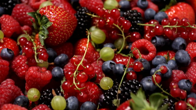 Variety of berries