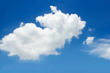 Naklejka na ściany i meble blue sky with cloud in summer
