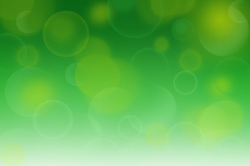 Fresh green abstract spring background with bokeh effect