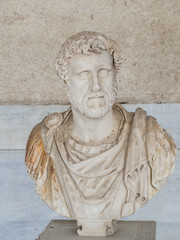Portrait of Roman emperor Antoninus Pius