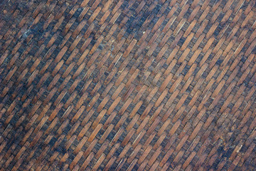 old woven wood bamboo wall texture background