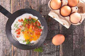 egg in pan