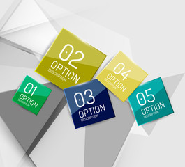 Color paper infographics