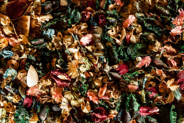 aromatherapy potpourri mix of dried aromatic flowers