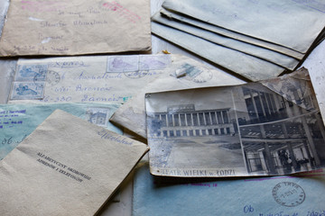 Old letters and notebook