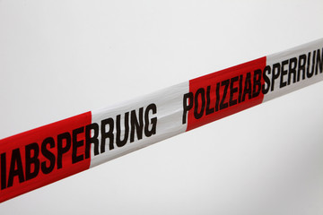 Polizeiabsperrband / Polizeiabsperrung