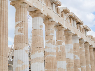 Parthenon temple on the Acropolis in Athens, Greece