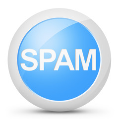 Icona spam tasto blu