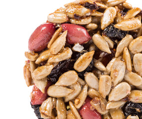 Candied roasted peanuts sunflower seeds.
