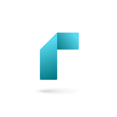 Letter R logo icon design template elements