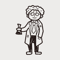 scientist doodle