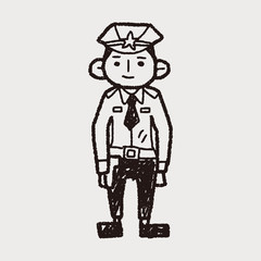 police doodle