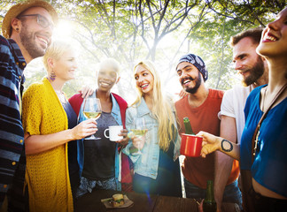 Team Friendship Leisure Vacation Togetherness Fun Concept