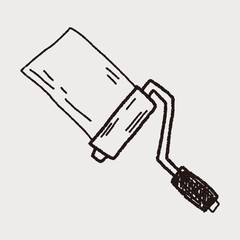 paint brush doodle