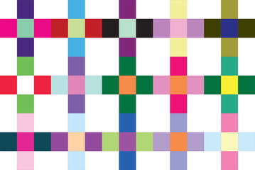 Squares in colors