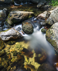 Fototapeta na wymiar River Miraflores Madrid. Spain