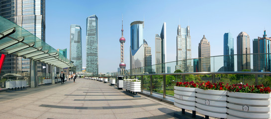 Skyscrapers in Shanghai, China