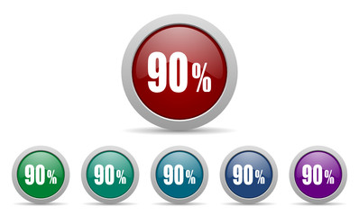 sale vector web icon set