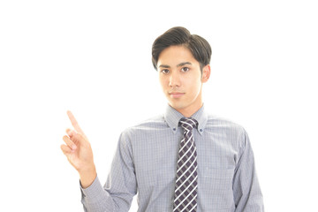 笑顔のビジネスマン