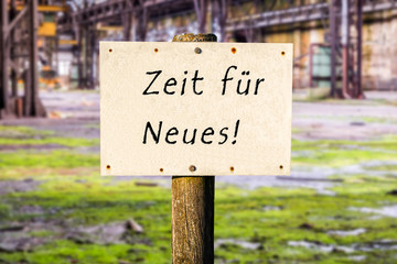 Zeit für Neues