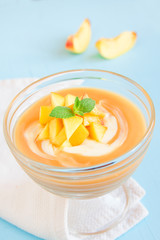 Peach dessert