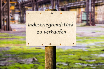 Industriegrundstück zu verkaufen