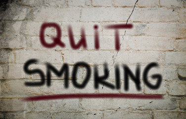 Fototapeta premium Quit Smoking Concept