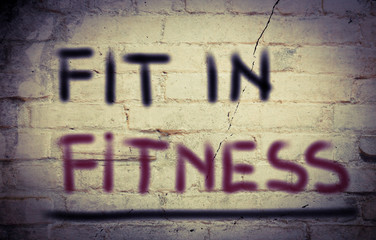 Fit In Fitness Concept