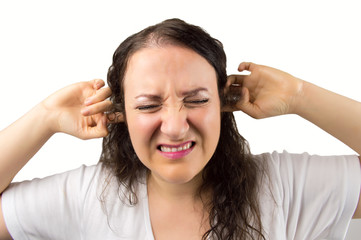 the noise upset the woman