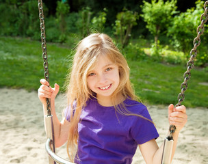 girl on a swing