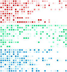 Squares technology banners.