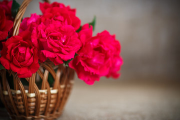 beautiful bouquet of red roses