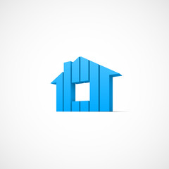 House abstract real estate icon