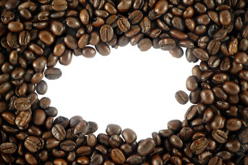 Coffee beans background