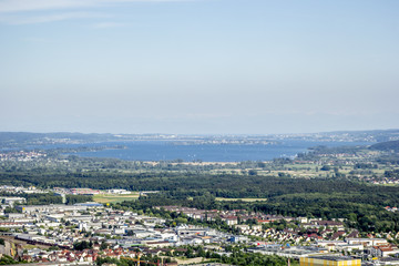 Fototapeta premium Blick auf den Bodensee