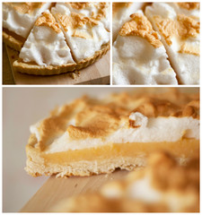 lemon tarts collage