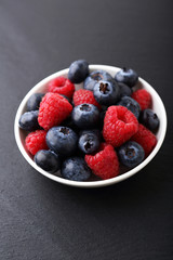 Delicious berry in a plate